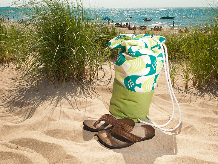 DIY Sling Beach Bag Tutorial